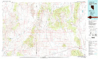 preview thumbnail of historical topo map of Eureka County, NV in 1979