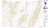 Download a high-resolution, GPS-compatible USGS topo map for Smith Creek Valley, NV (1985 edition)