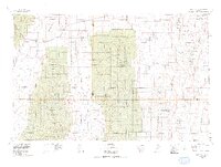 preview thumbnail of historical topo map of Eureka County, NV in 1978