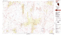 preview thumbnail of historical topo map of Lincoln County, NV in 1988