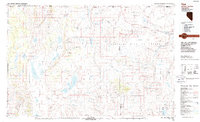 preview thumbnail of historical topo map of Washoe County, NV in 1987