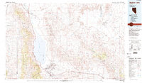 Download a high-resolution, GPS-compatible USGS topo map for Walker Lake, NV (1985 edition)