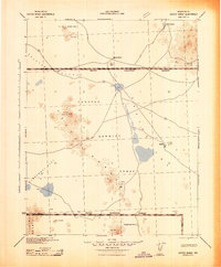 preview thumbnail of historical topo map of Nye County, NV in 1942