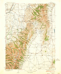 1935 Map of Halleck