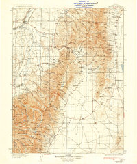 Download a high-resolution, GPS-compatible USGS topo map for Halleck, NV (1935 edition)