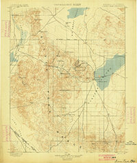 1900 Map of Silver Peak