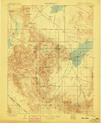 1900 Map of Silver Peak, 1906 Print