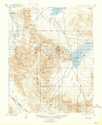 1900 Map of Silver Peak, 1947 Print