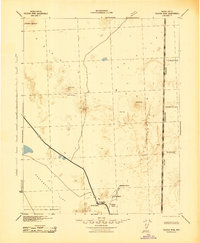 Download a high-resolution, GPS-compatible USGS topo map for Tolicha Peak, NV (1942 edition)