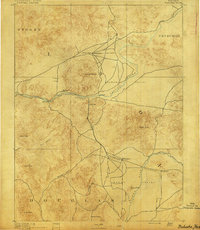 1891 Map of Wabuska