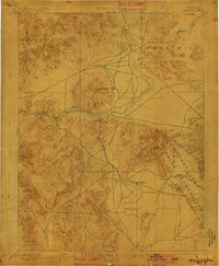 1894 Map of Wabuska, 1901 Print