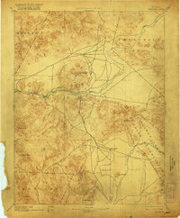 1894 Map of Wabuska, 1921 Print
