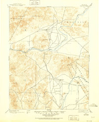 1894 Map of Wabuska, 1951 Print