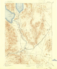 1894 Map of Fernley, NV, 1942 Print