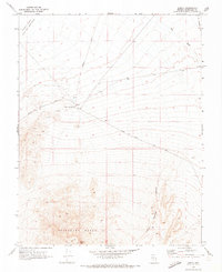 preview thumbnail of historical topo map of Esmeralda County, NV in 1970