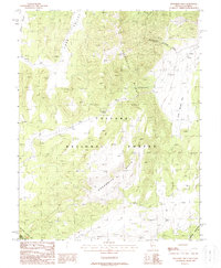 Download a high-resolution, GPS-compatible USGS topo map for Anchorite Hills, NV (1988 edition)