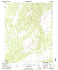 Download a high-resolution, GPS-compatible USGS topo map for Anchorite Hills, NV (1997 edition)