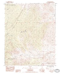 Download a high-resolution, GPS-compatible USGS topo map for Angel Peak, NV (1984 edition)