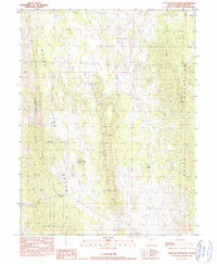 Download a high-resolution, GPS-compatible USGS topo map for Antelope Mountain, NV (1990 edition)
