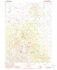 Download a high-resolution, GPS-compatible USGS topo map for Antelope Peak, NV (1990 edition)