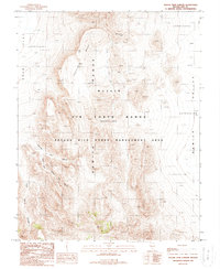 Download a high-resolution, GPS-compatible USGS topo map for Apache Tear Canyon, NV (1988 edition)