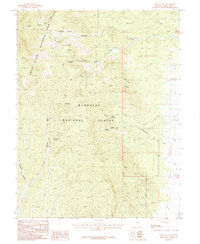 Download a high-resolution, GPS-compatible USGS topo map for Arch Canyon, NV (1987 edition)