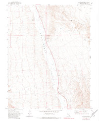 1969 Map of Alamo, NV, 1982 Print
