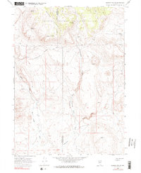 Download a high-resolution, GPS-compatible USGS topo map for Badger Mtn SE, NV (1990 edition)