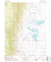 Download a high-resolution, GPS-compatible USGS topo map for Bailey Pass, NV (1987 edition)