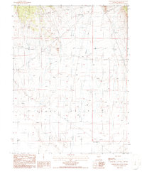 Download a high-resolution, GPS-compatible USGS topo map for Bartine Ranch NE, NV (1986 edition)
