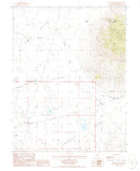 Download a high-resolution, GPS-compatible USGS topo map for Bartine Ranch, NV (1986 edition)
