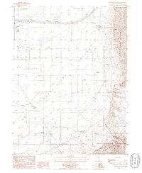 Download a high-resolution, GPS-compatible USGS topo map for Bateman Spring, NV (1986 edition)