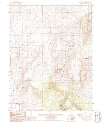Download a high-resolution, GPS-compatible USGS topo map for Bates Mountain, NV (1986 edition)