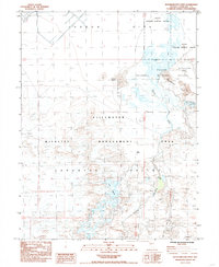 Download a high-resolution, GPS-compatible USGS topo map for Battleground Point, NV (1985 edition)