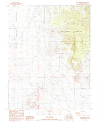 Download a high-resolution, GPS-compatible USGS topo map for Baxter Spring NW, NV (1987 edition)