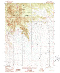 Download a high-resolution, GPS-compatible USGS topo map for Baxter Spring, NV (1987 edition)