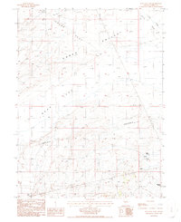 Download a high-resolution, GPS-compatible USGS topo map for Bean Flat East, NV (1986 edition)