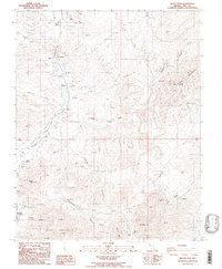 Download a high-resolution, GPS-compatible USGS topo map for Beatty Mtn, NV (1987 edition)