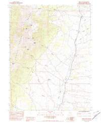 Download a high-resolution, GPS-compatible USGS topo map for Becky Peak, NV (1982 edition)