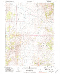 Download a high-resolution, GPS-compatible USGS topo map for Bedell Flat, NV (1984 edition)
