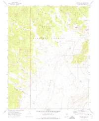 preview thumbnail of historical topo map of Nye County, NV in 1971