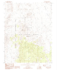 Download a high-resolution, GPS-compatible USGS topo map for Belted Peak, NV (1988 edition)