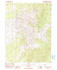 Download a high-resolution, GPS-compatible USGS topo map for Big Bald Mountain, NV (1990 edition)