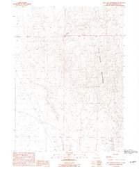 Download a high-resolution, GPS-compatible USGS topo map for Bilk Creek Reservoir, NV (1990 edition)