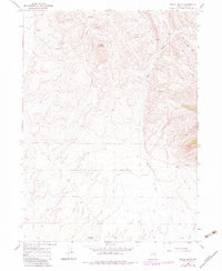Download a high-resolution, GPS-compatible USGS topo map for Black Butte, NV (1983 edition)