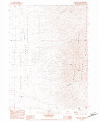 Download a high-resolution, GPS-compatible USGS topo map for Bloody Run Peak, NV (1982 edition)