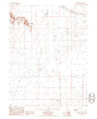 Download a high-resolution, GPS-compatible USGS topo map for Blossom Spring, NV (1986 edition)