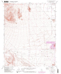 preview thumbnail of historical topo map of Clark County, NV in 1972