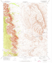 preview thumbnail of historical topo map of Blue Diamond, NV in 1972