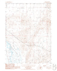 Download a high-resolution, GPS-compatible USGS topo map for Bobs Flat, NV (1986 edition)
